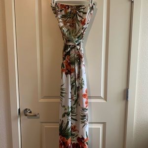 Mind Code Sleeveless Long Romper